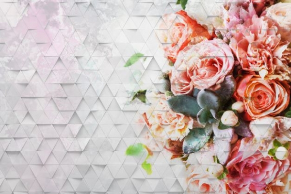 FOTOTAPET INSTABILE LAB DECOMPOSED ROSE