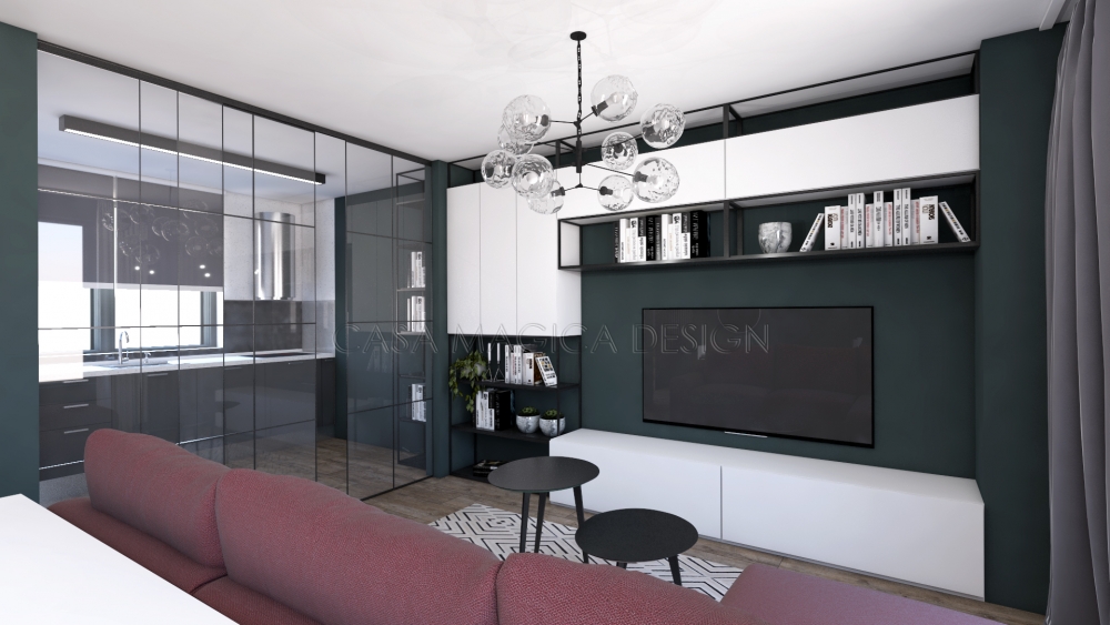 Apartament  Alb-Negru